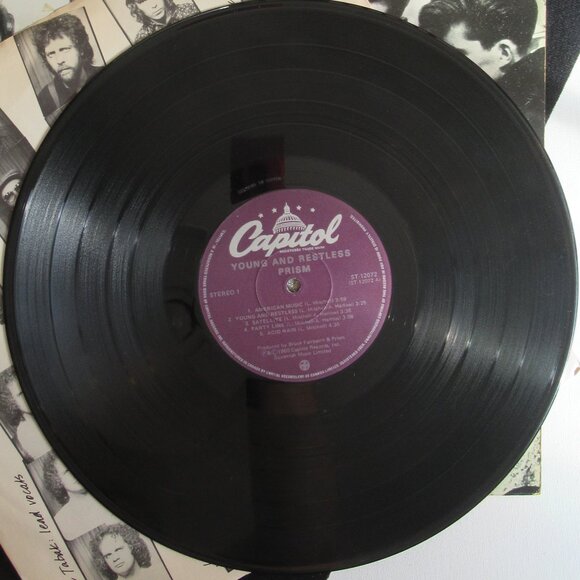 🇨🇦 Prism, Young and Restless, VG+, 80s, Vintage, Vinyl, Album, Music  🇨🇦 - Picture 2 of 7